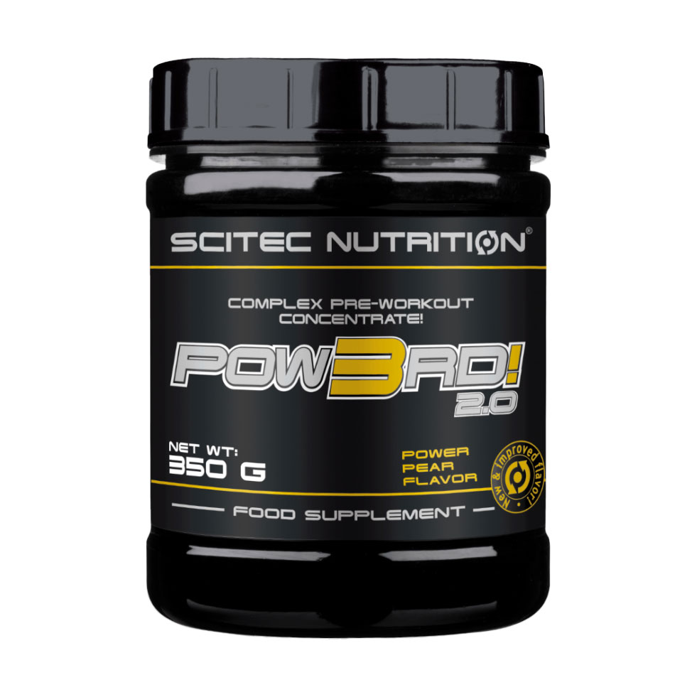 

Передтренувальний комплекс Scitec Nutrition Pow3rd! 2.0 Power Pear, в порошку, 350 г