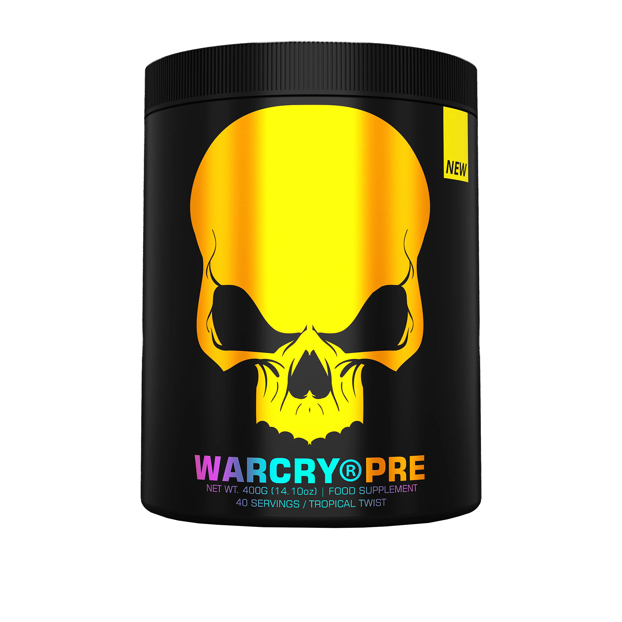 

Передтренувальний комплекс Genius Nutrition Warcry (New Formula) Тропічний твіст, в порошку, 400 г