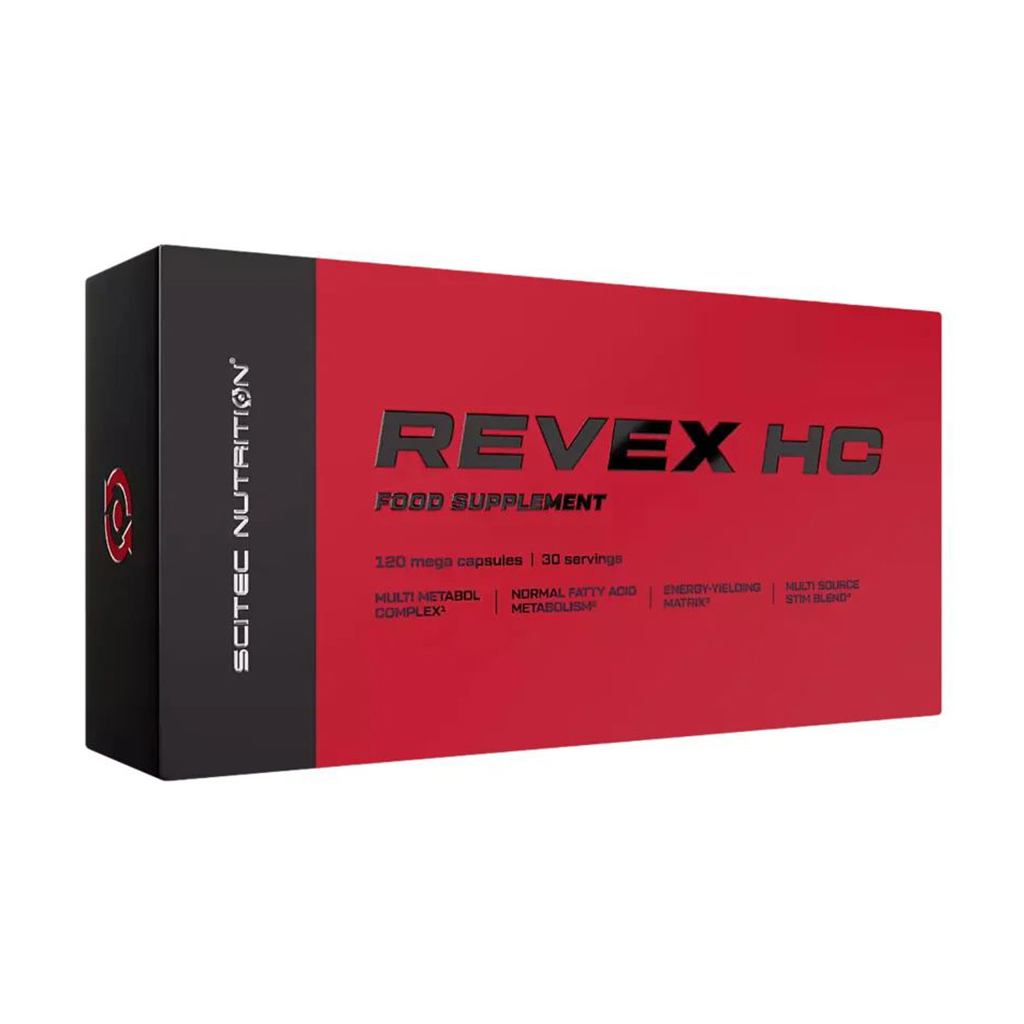 

Жироспалювач Scitec Nutrition Revex HC, 120 капсул
