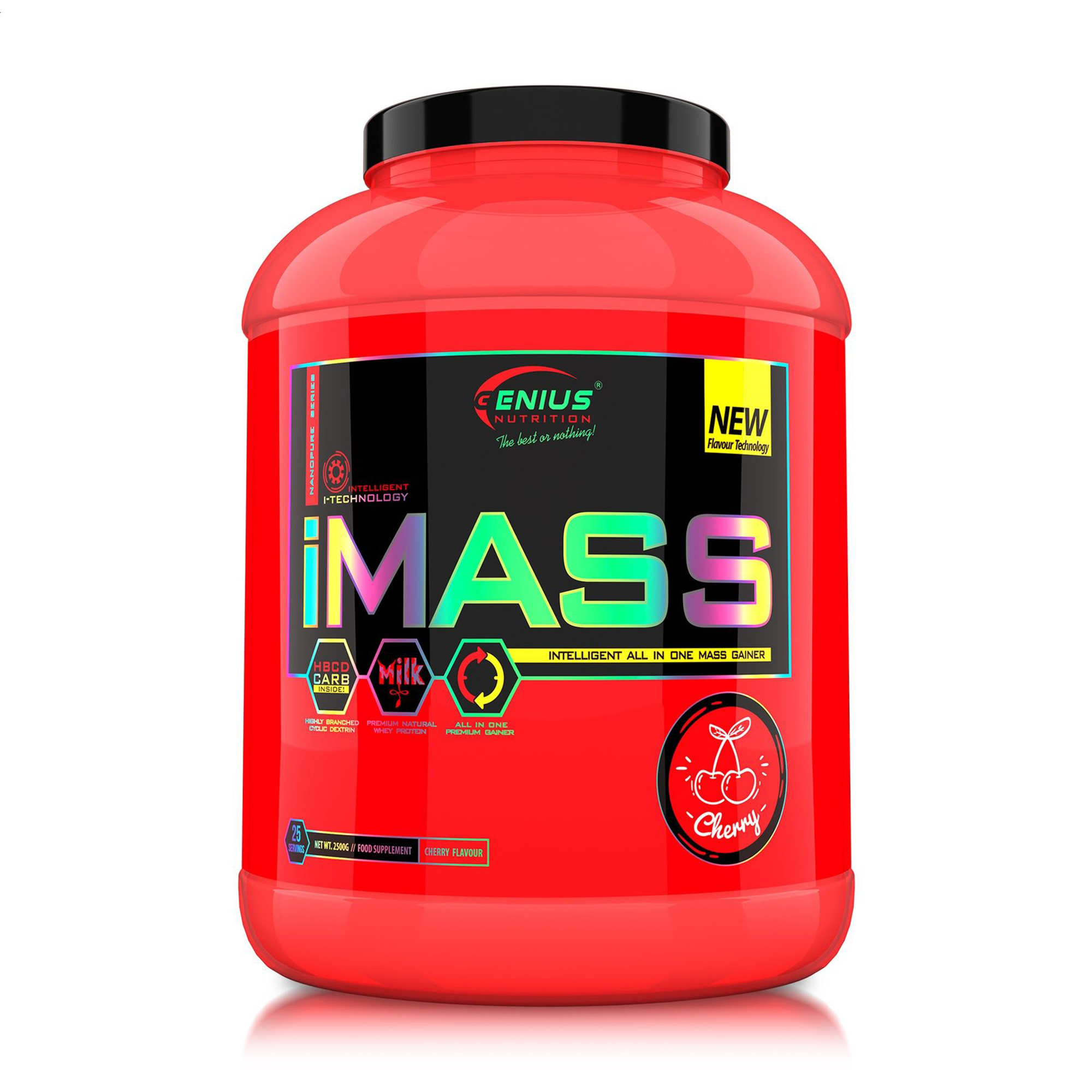 

Гейнер Genius Nutrition iMass Вишня, в порошку, 2.5 кг