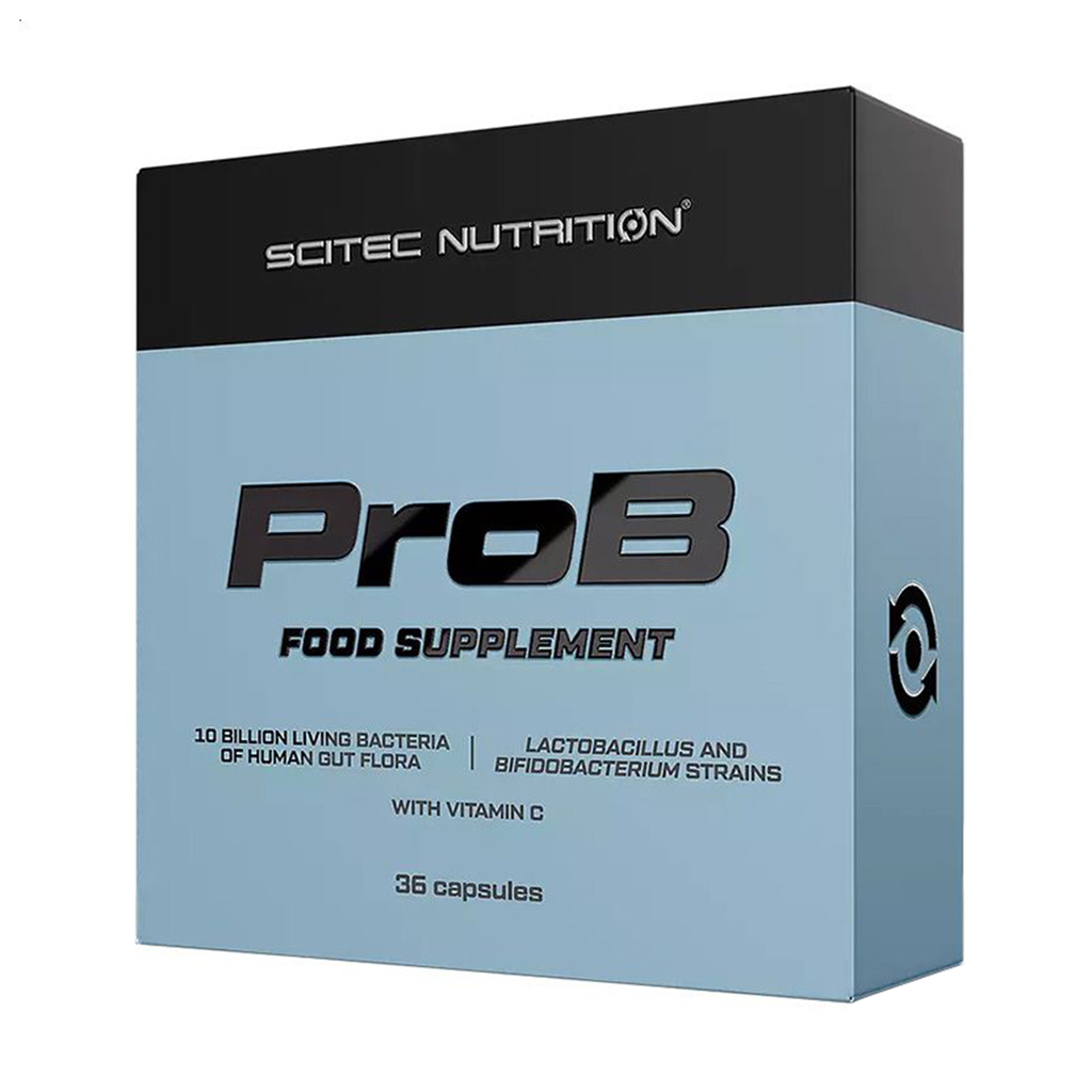 

Уцінка! Пробіотики та вітамін С Scitec Nutrition ProB With Vitamin C, 36 капсул
