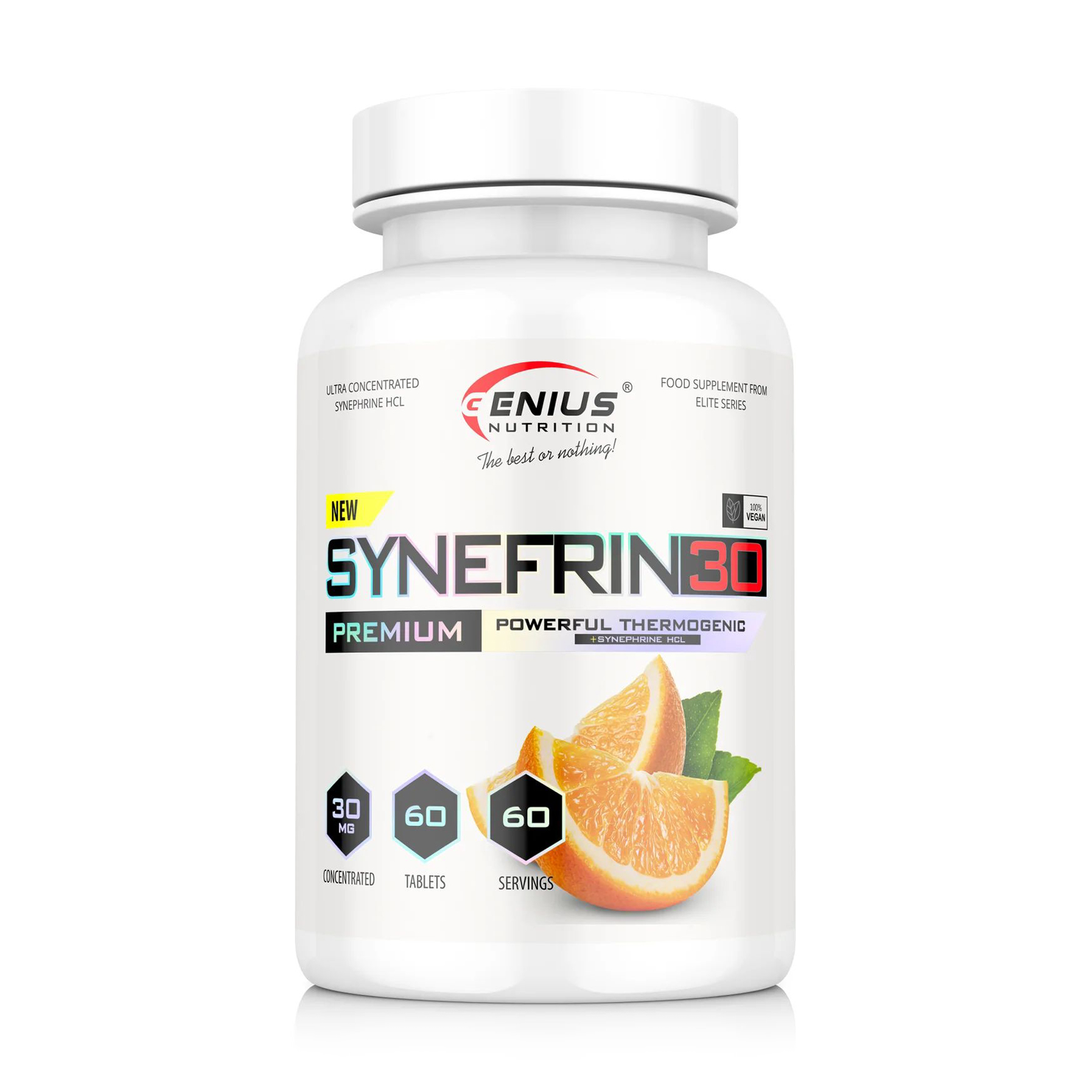 

Синефрин Genius Nutrition Synefrin30, 30 мг, 60 таблеток