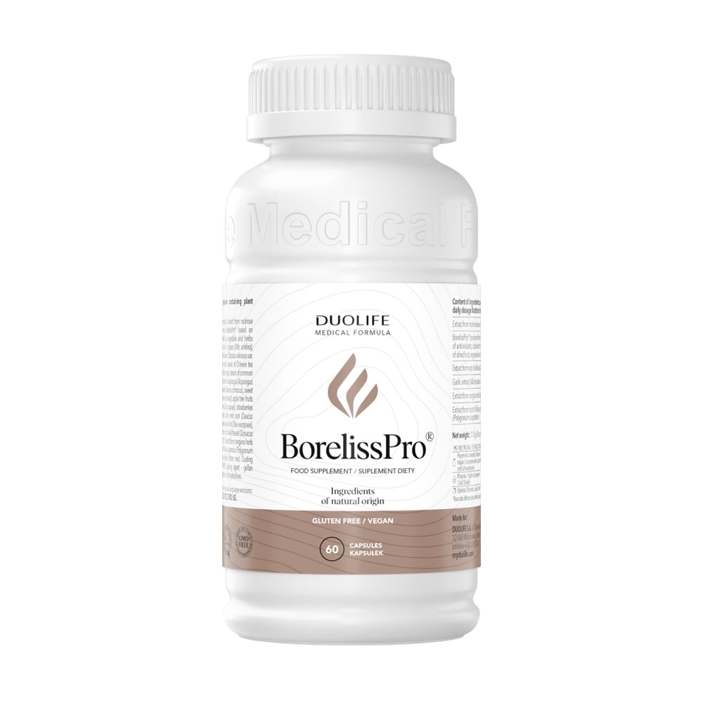 

Уцінка! Комплекс для пом'якшення наслідків укусів кліщів DuoLife BorelissPro, 60 капсул