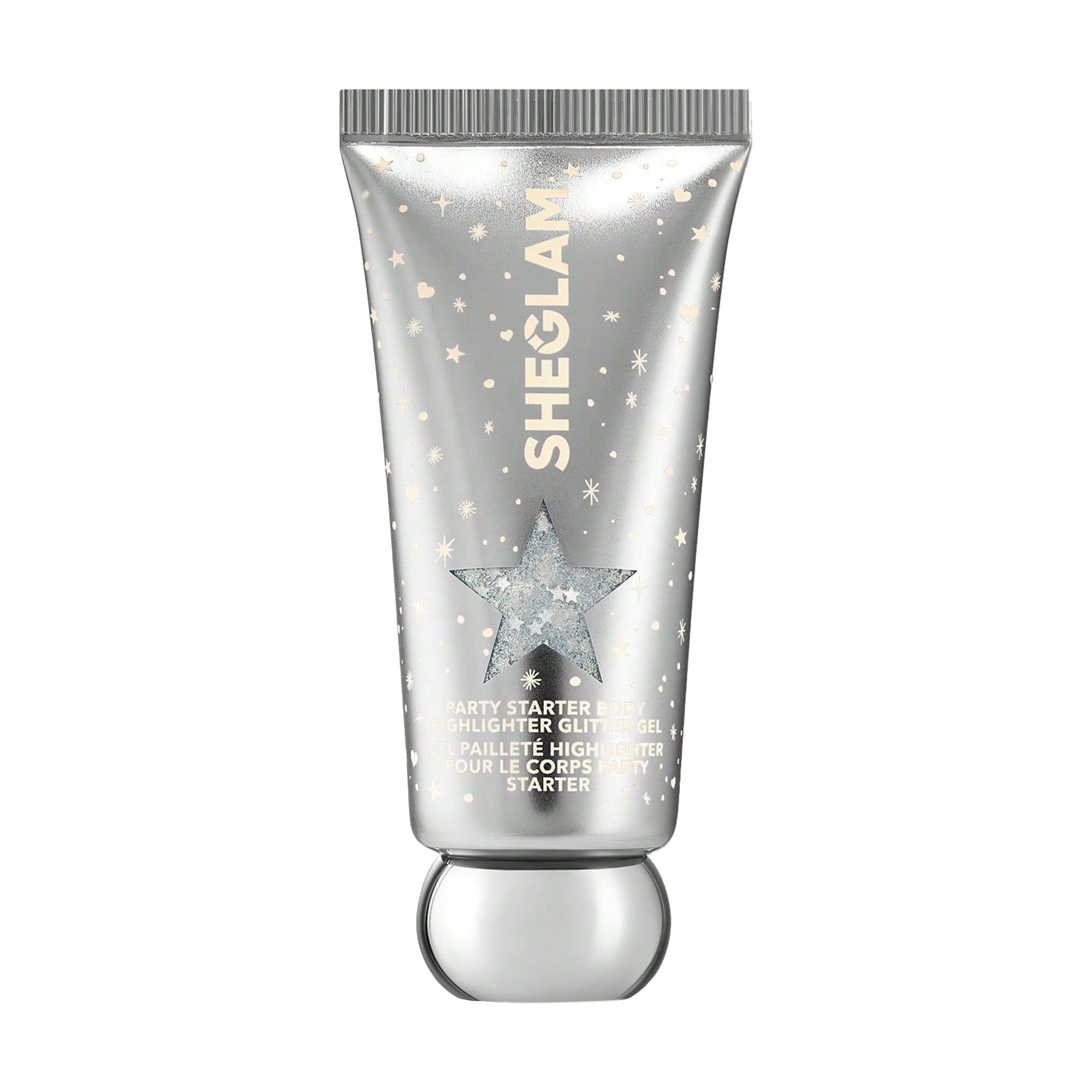 

Хайлайтер-глітер для обличчя та тіла Sheglam Party Starter Body Highlighter Glitter Gel, Ice Breaker, 35 г