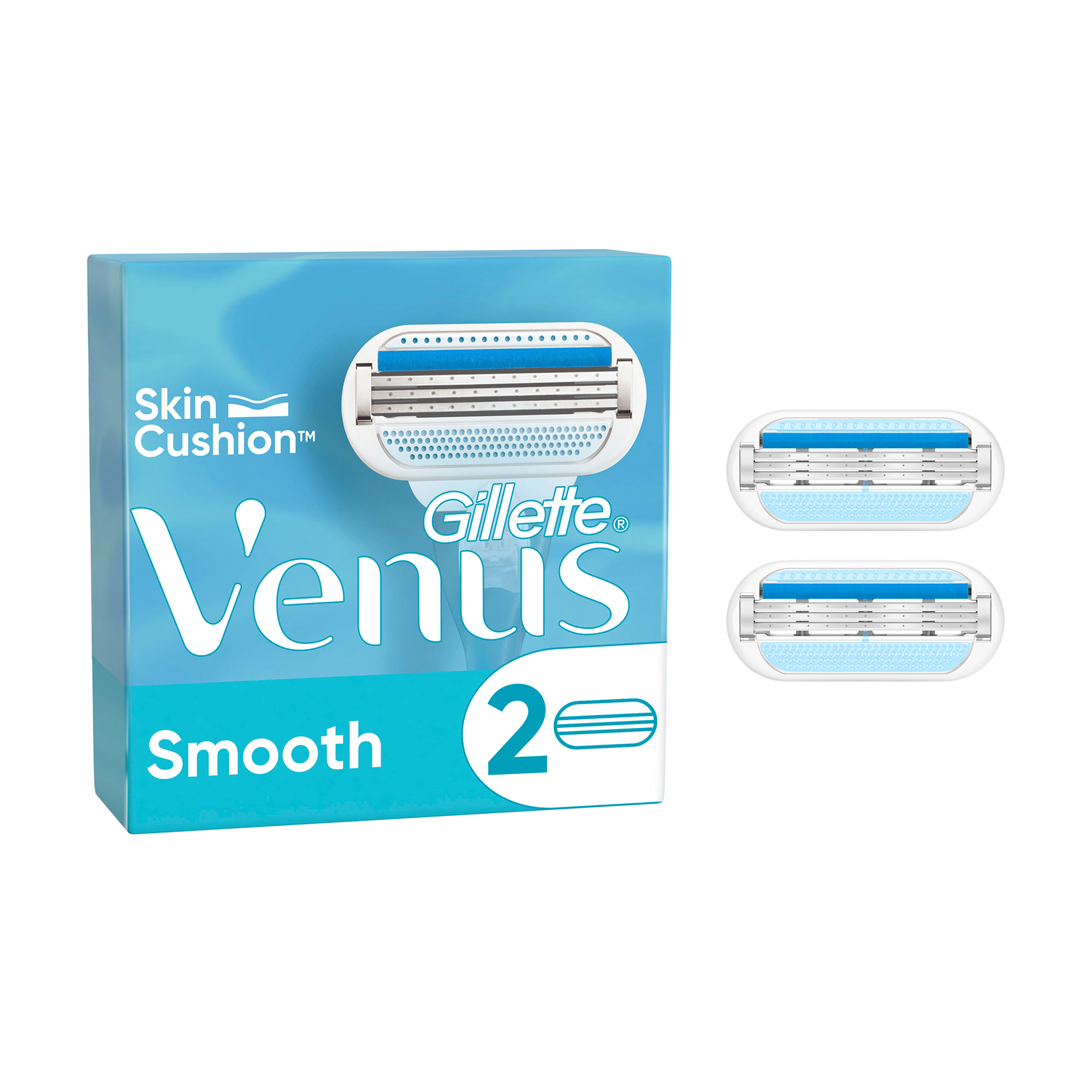 

Уцінка! Змінні картриджі для гоління Gillette Venus Smooth жіночі, 2 шт