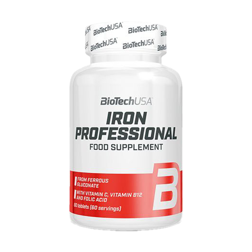 

Залізо BioTechUSA Iron Professional, 60 таблеток