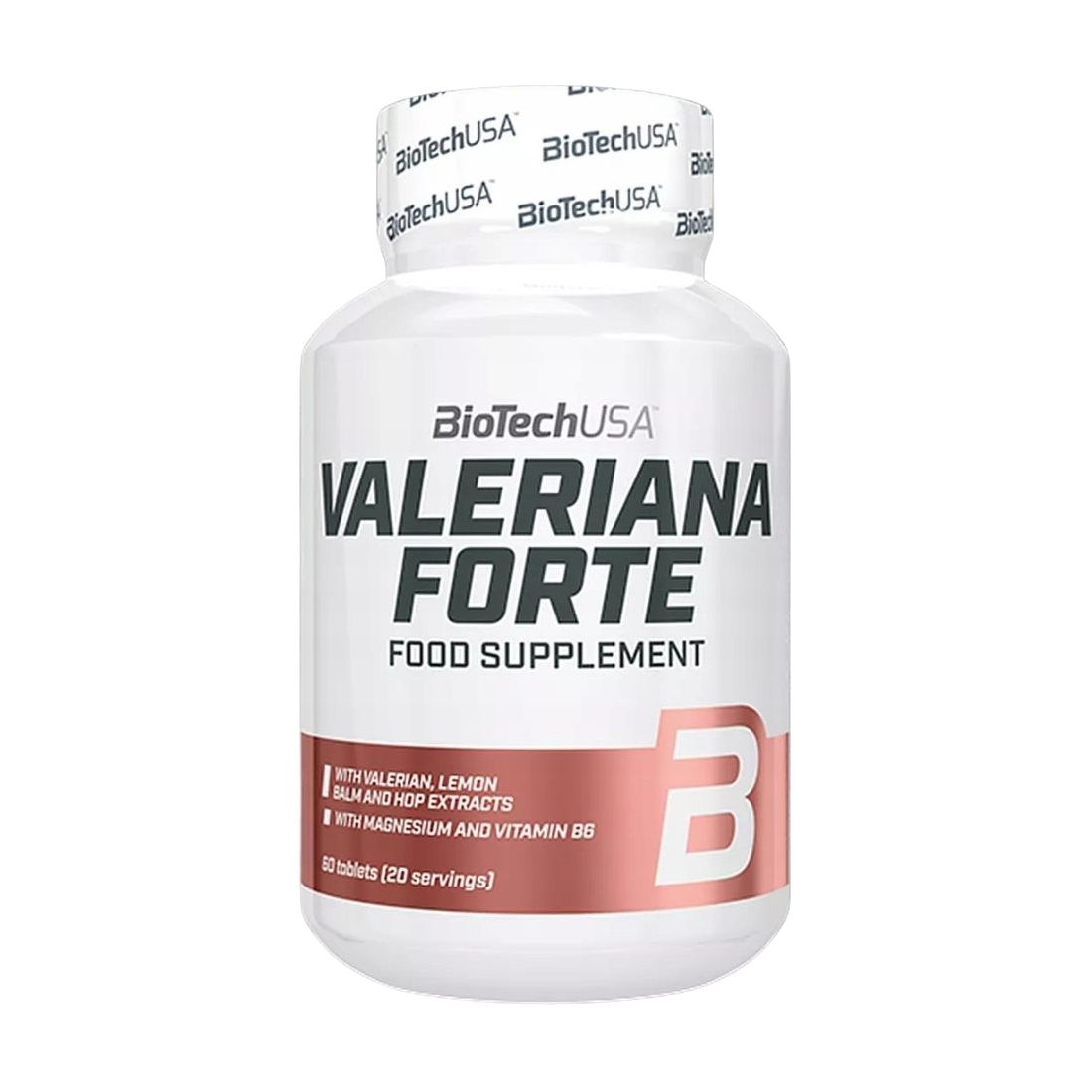 

Комплекс для підтримки нервової системи BioTech USA Valeriana Forte, 60 таблеток