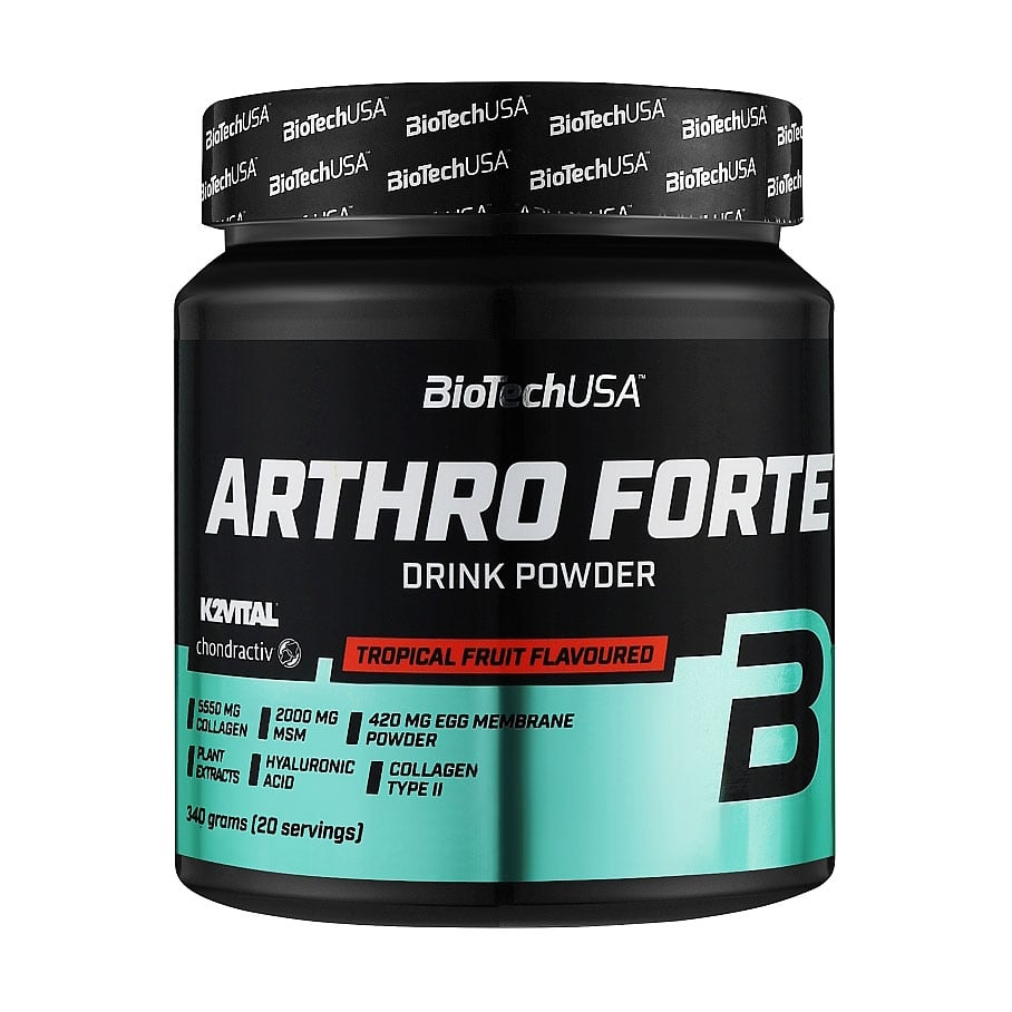 

Комплекс для суглобів та зв'язок BioTech USA Arthro Forte Тропічні фрукти, в порошку, 340 г