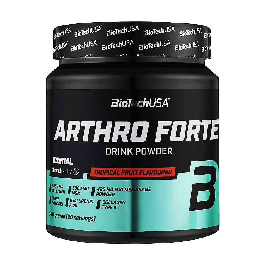 

Комплекс для суглобів та зв'язок BioTechUSA Arthro Forte Тропічні фрукти, в порошку, 340 г