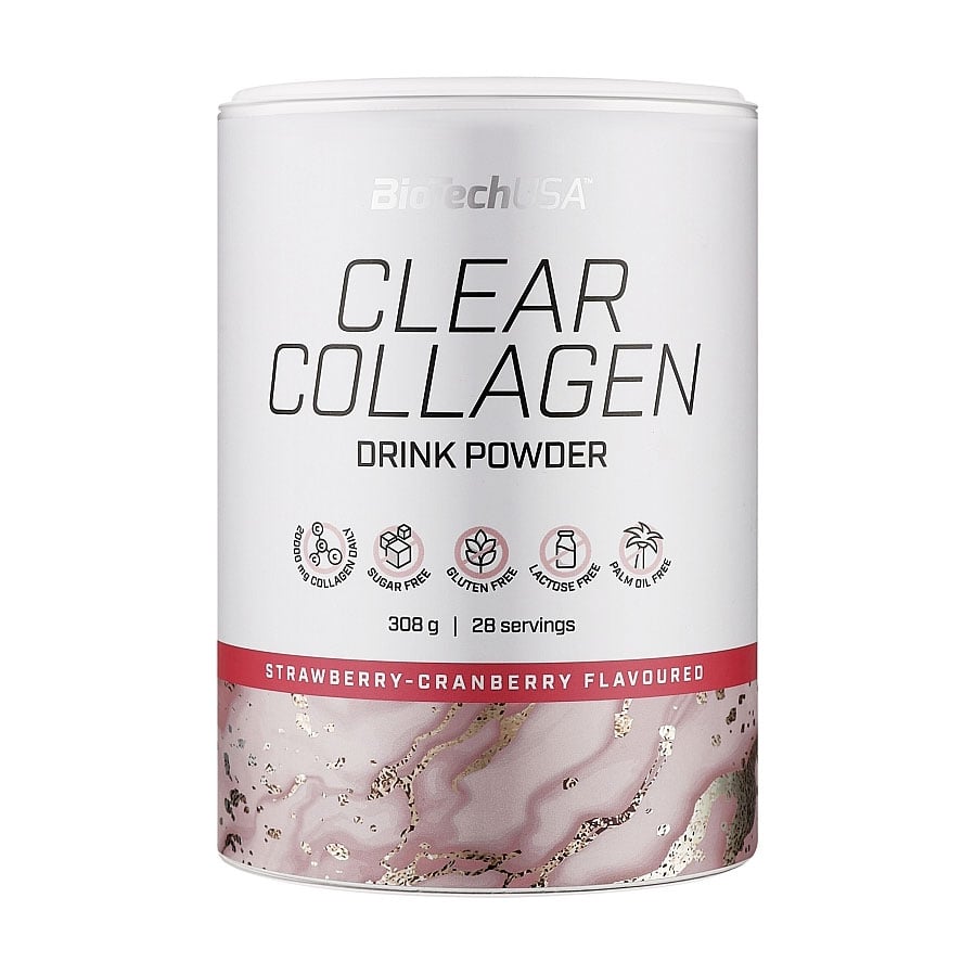 

Колаген BioTech USA Clear Collagen Полуниця-журавлина, в порошку, 308 г