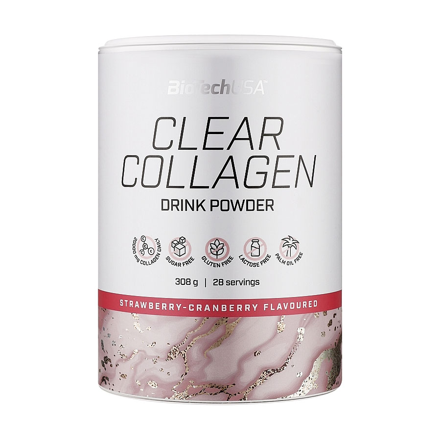 

Колаген BioTechUSA Clear Collagen Полуниця-журавлина, в порошку, 308 г