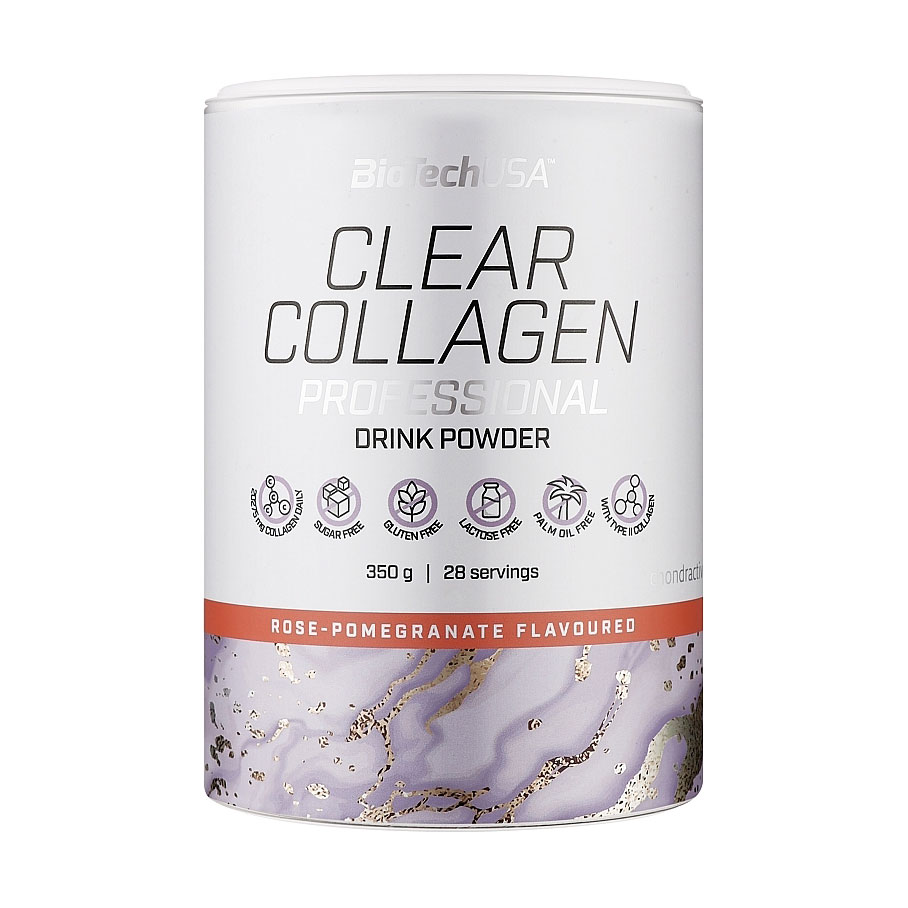 

Колаген BioTechUSA Clear Collagen Professional Троянда та гранат, в порошку, 350 г