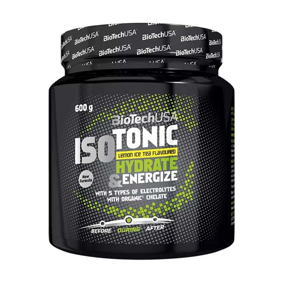 

Ізотонік BioTechUSA IsoTonic Hydrate & Energize Лимонний холодний чай, в порошку, 600 г