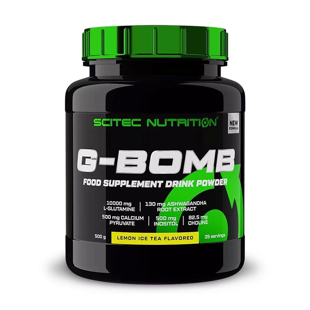 

Глютамін Scitec Nutrition G-Bomb 2.0 Холодний чай, в порошку, 500 г