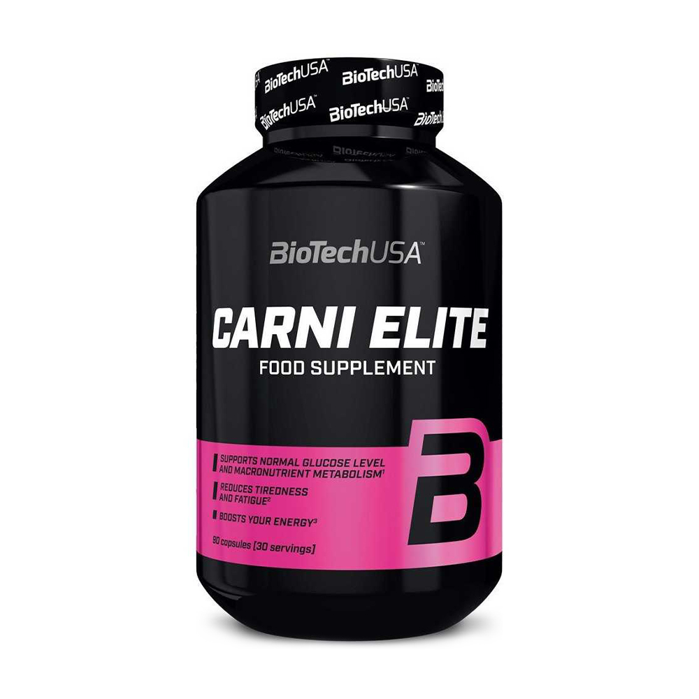 

Карнітин BioTech USA Carni Elite, 90 капсул