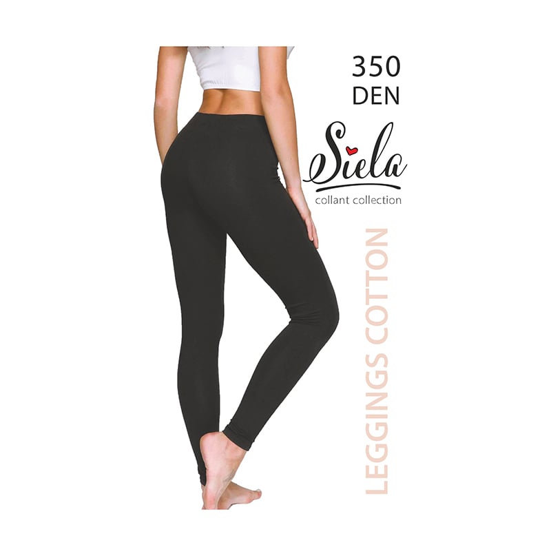

Легінси жіночі Siela Leggings Cotton, 350 DEN, Nero, розмір 3