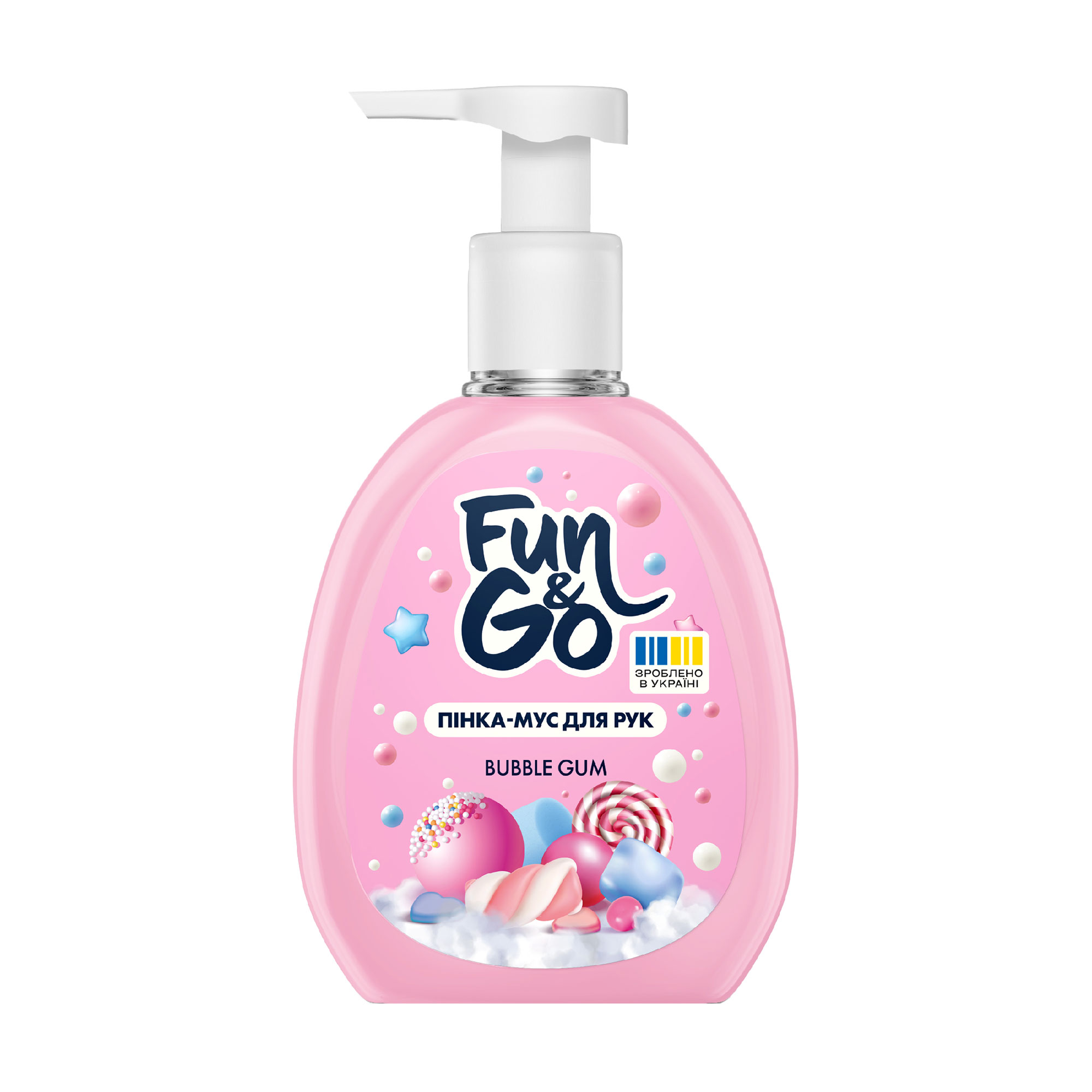 

Уцінка! Пінка-мус для рук Fun & Go Bubble Gum, 300 мл
