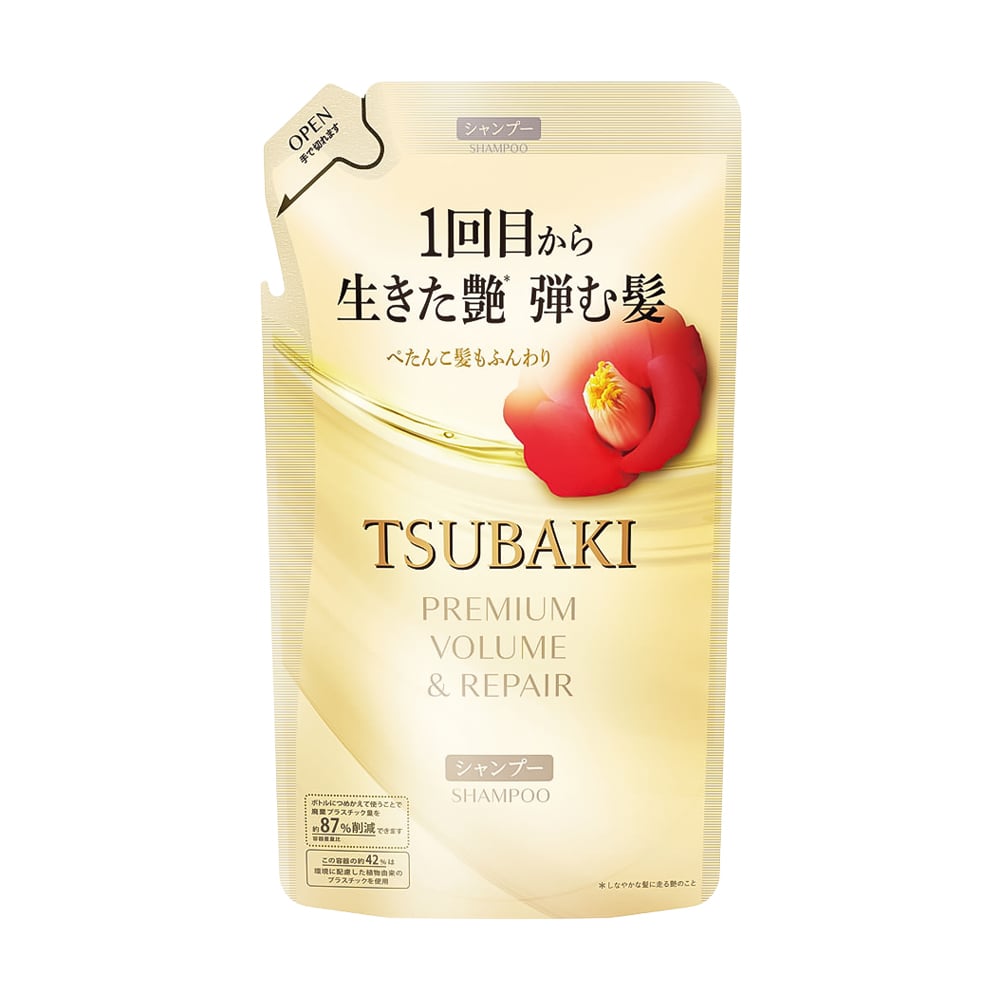 

Відновлювальний шампунь для волосся Shiseido Tsubaki Premium Volume & Repair Shampoo, 300 мл (дойпак)