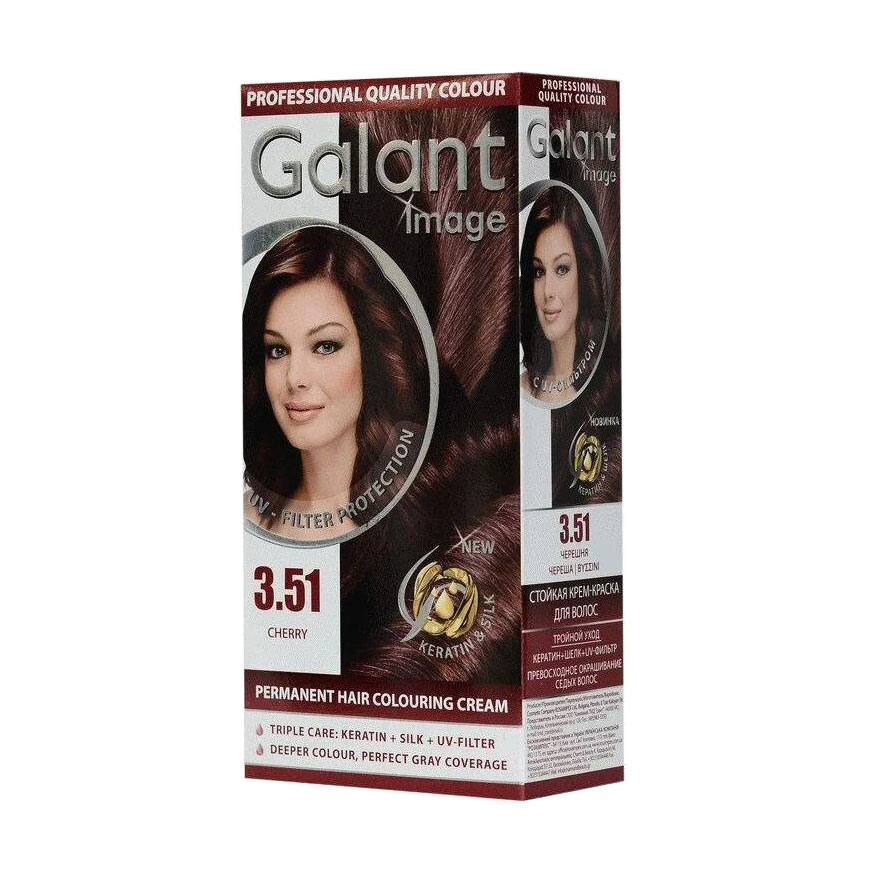 

Крем-фарба для волосся Galant Image Permanent Hair Colouring Cream 3.51 Черешня, 115 мл