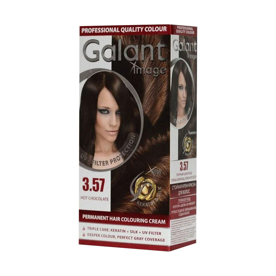 

Крем-фарба для волосся Galant Image Permanent Hair Colouring Cream 3.57 Горячий шоколад, 115 мл