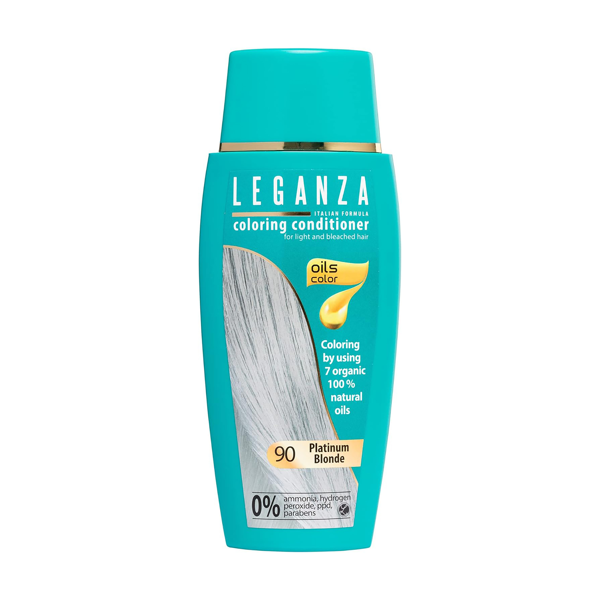 

Уцінка! Безаміачний тонувальний бальзам для волосся Leganza 90 Платиновий блонд, 150 мл