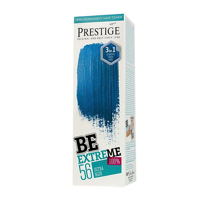 

Уцінка! Відтінковий бальзам для волосся Vip's Prestige Be Extreme 56 Ультрасиній, 100 мл