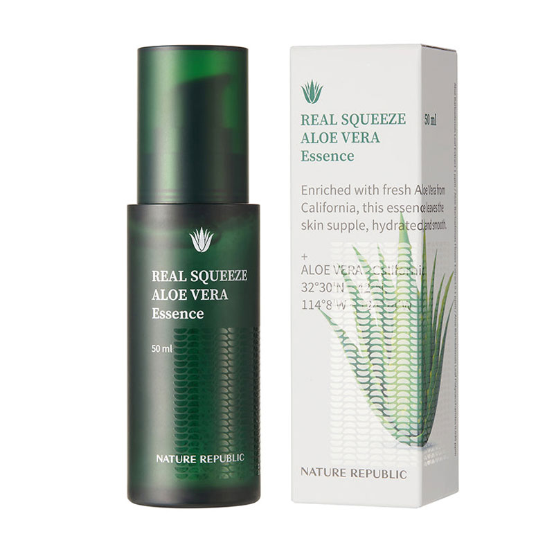 

Есенція для обличчя Nature Republic Real Squeeze Aloe Vera Essence, 50 мл