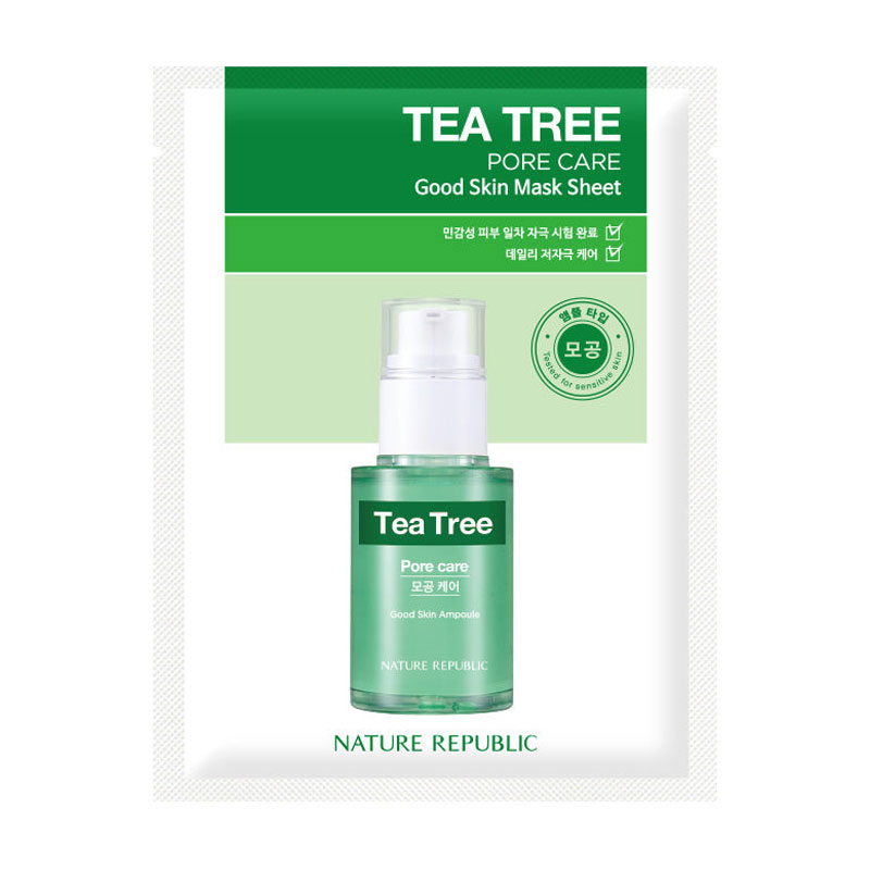 

Тканинна маска для обличчя Nature Republic Good Skin Tea Tree Mask Sheet, 24 г