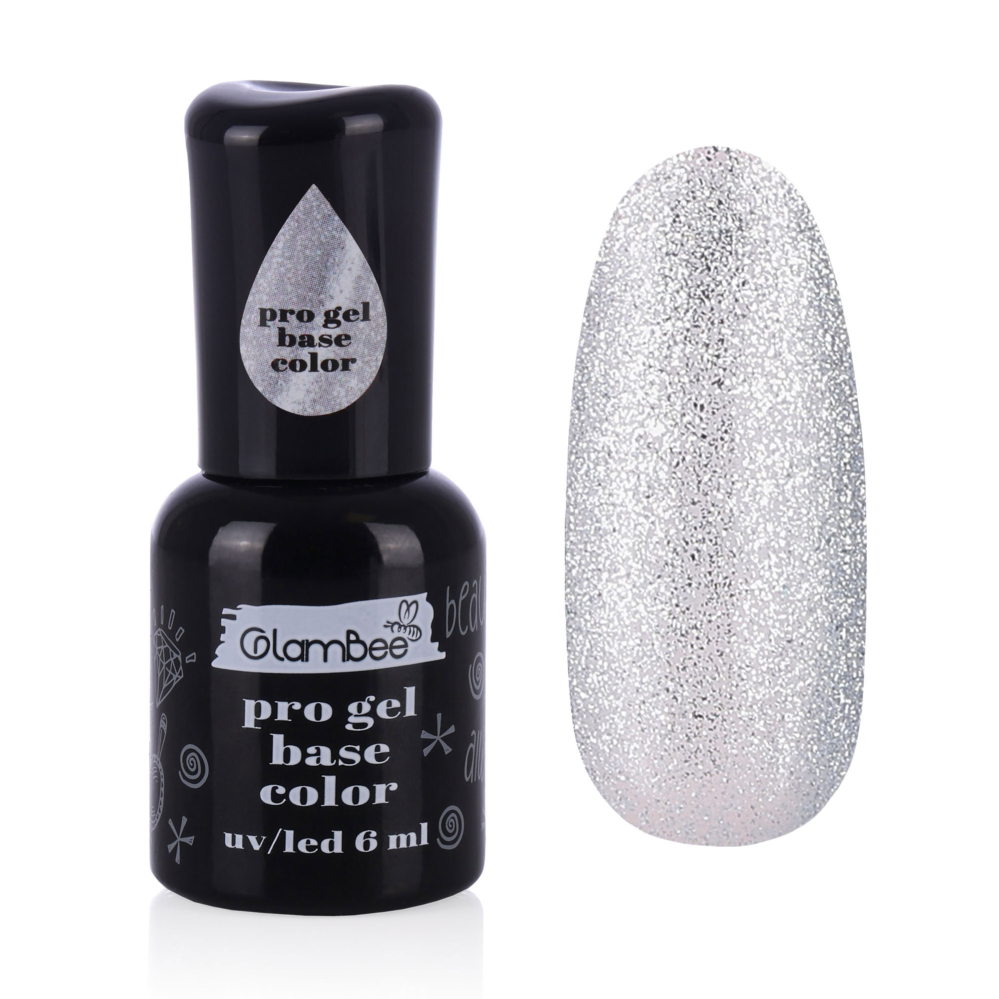 

Базове покриття для гель-лаку GlamBee ProGel Base Color 05, 6 мл