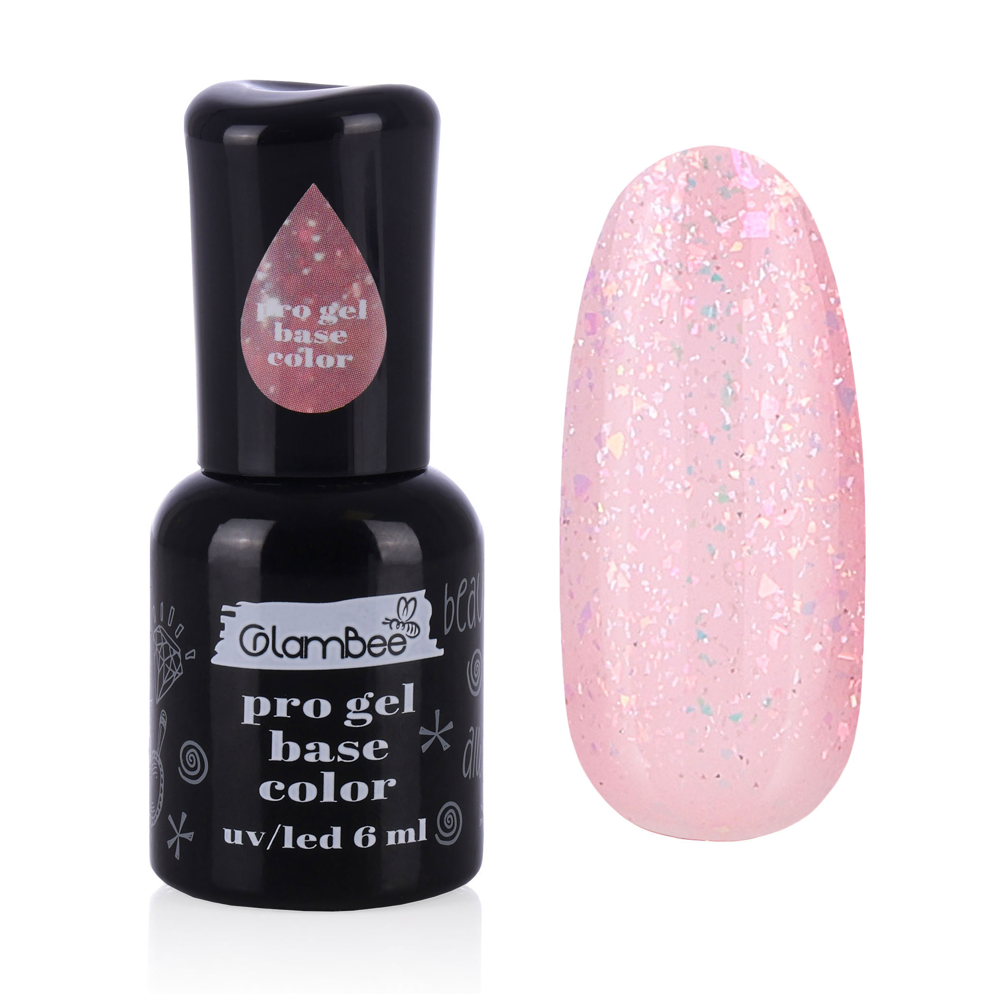 

Базове покриття для гель-лаку GlamBee ProGel Base Color 11, 6 мл