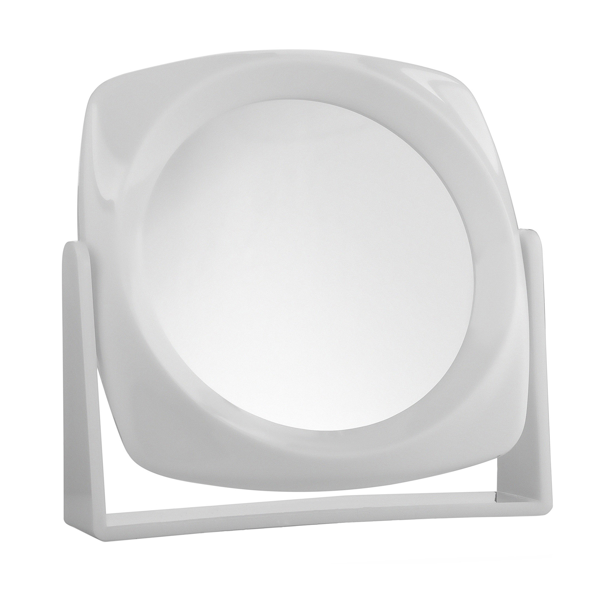 

Уцінка! Дзеркало Titania косметичне, біле, двостороннє, 1580L, 18*16.5 см