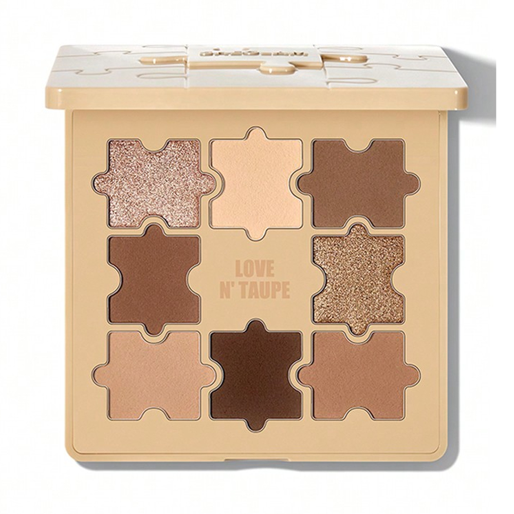 

Палетка тіней для повік Sheglam Jazy Jigsaw Eyeshadow Palette, Love N' Taupe, 8 г