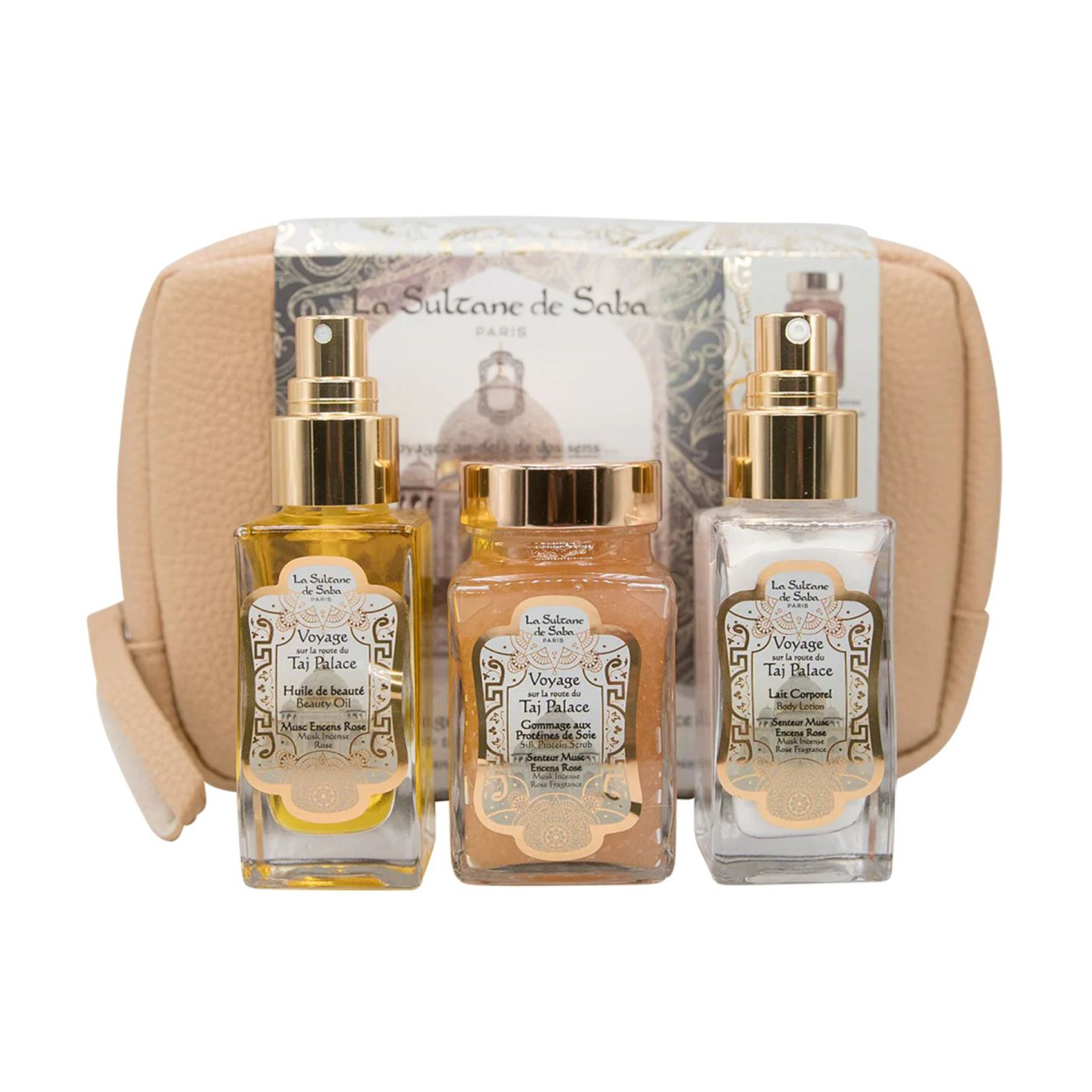 

Набір для тіла La Sultane de Saba Taj Palace (олія, 50 мл + лосьйон, 50 мл + скраб, 100 мл)