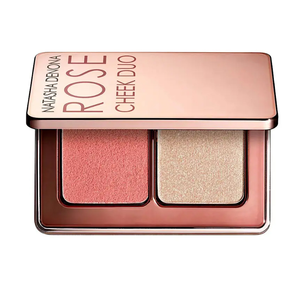 

Уцінка! Кремові рум'яна та хайлайтер для обличчя Natasha Denona Rose Cheek Duo Cream Blush & Highlighter, 4 г