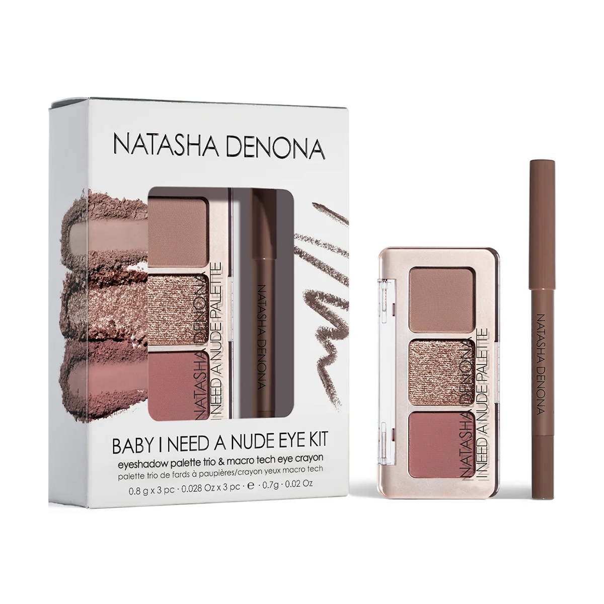 

Набір для макіяжу очей Natasha Denona Baby I Need A Nude Eye Kit (тіні для повік, 2.4 г + олівець для очей, 0.7 г)