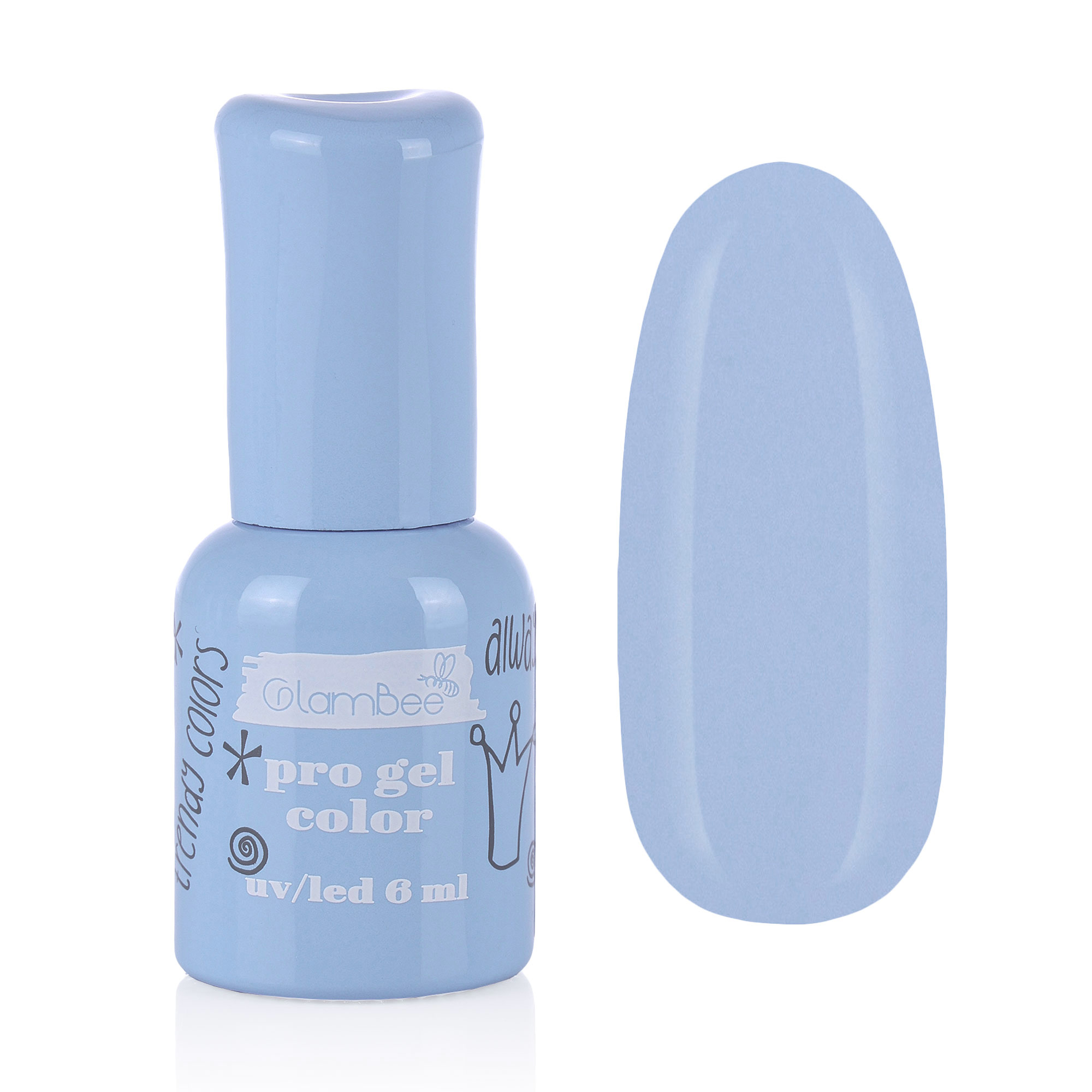 

Гель-лак для нігтів GlamBee ProGel Summer 176, 6 мл