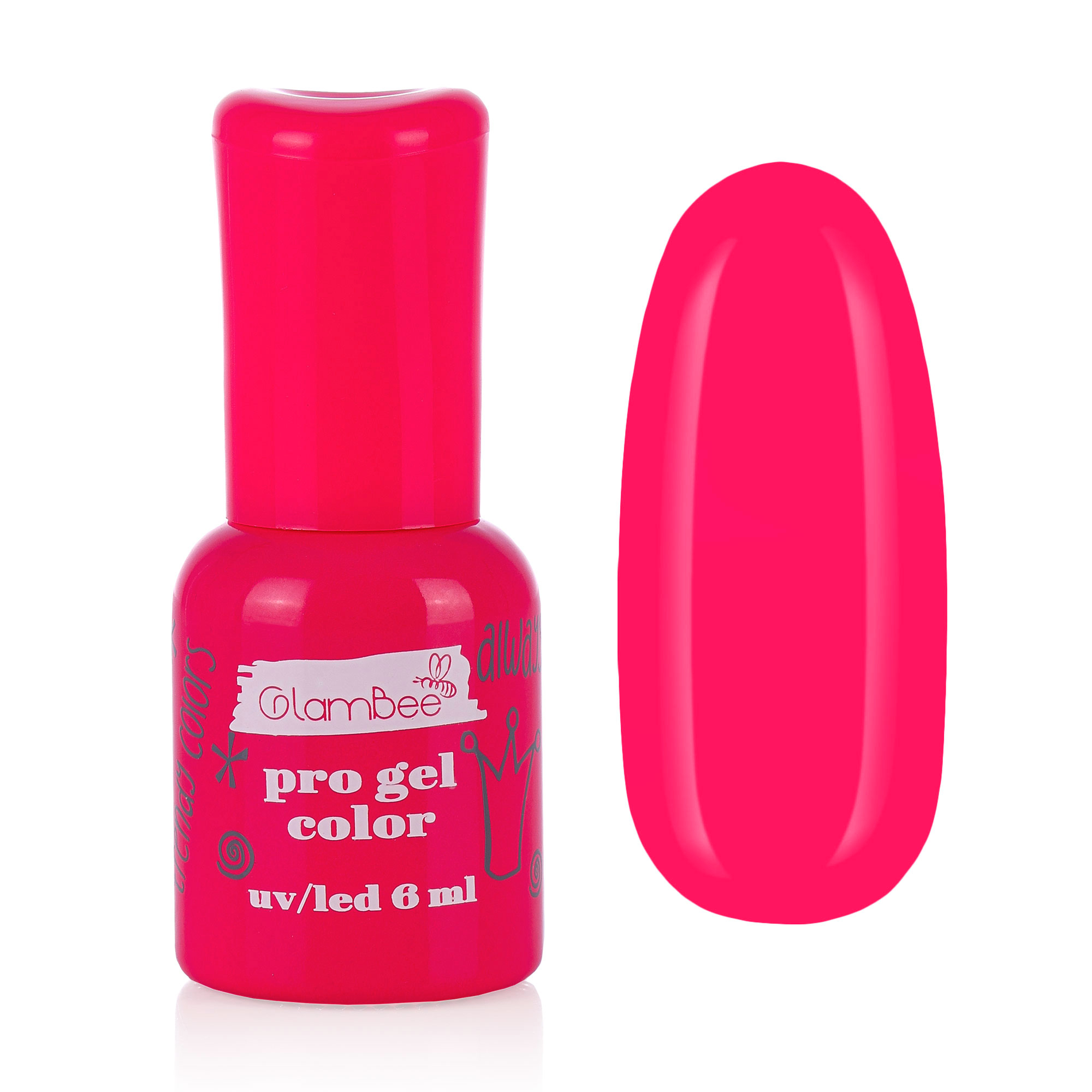 

Гель-лак для нігтів GlamBee ProGel Summer 180, 6 мл