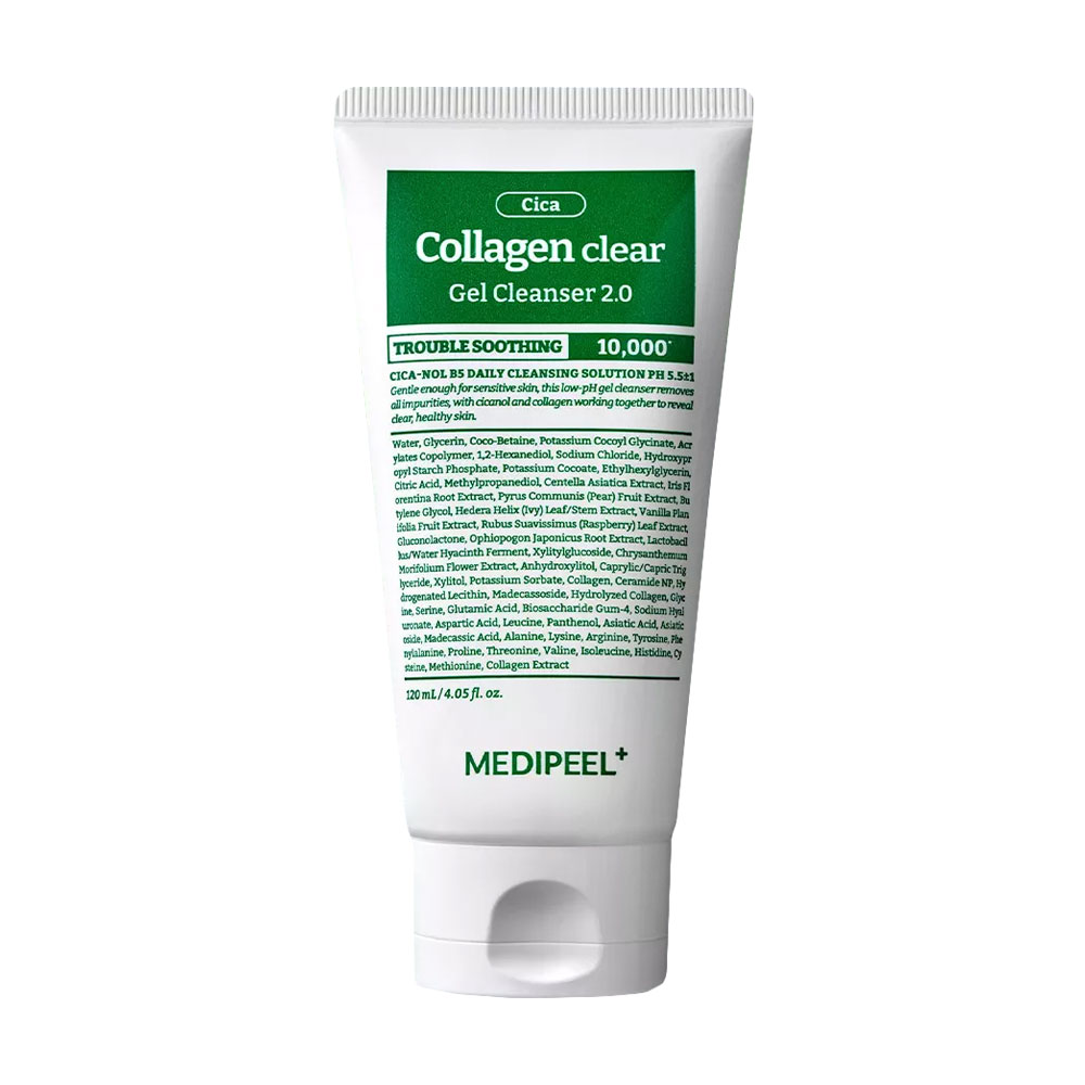 

Очищувальний гель для обличчя Medi-Peel Green Cica Collagen Clear Cleanser 2.0, 120 мл