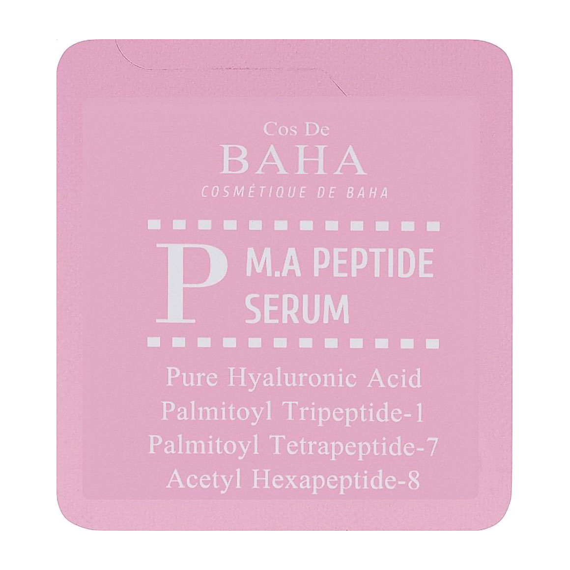 

Пептидна сироватка для обличчя Cos De Baha M.A Peptide Serum, 1.5 мл (саше)