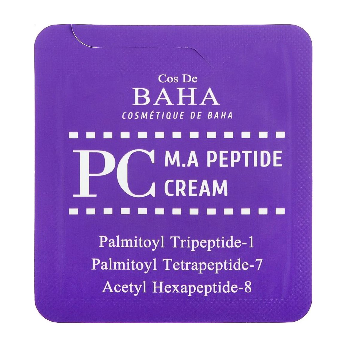 

Антивіковий пептидний крем для обличчя Cos De Baha M.A. Peptide Cream, 1.5 мл (саше)