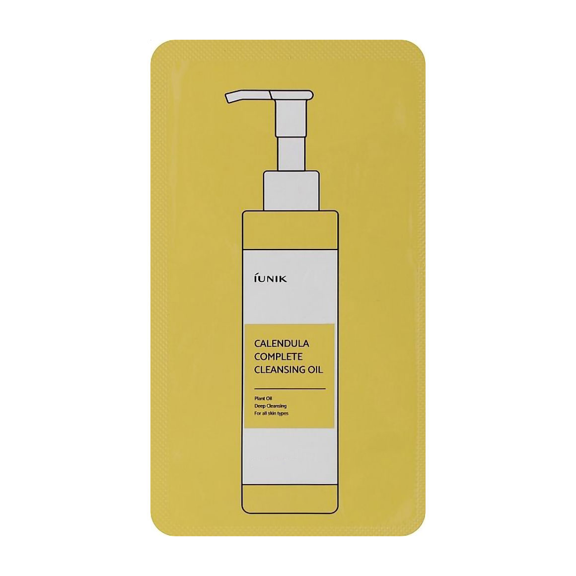 

Заспокійлива гідрофільна олія для обличчя IUNIK Calendula Complete Cleansing Oil з календулою, 1.5 мл (саше)