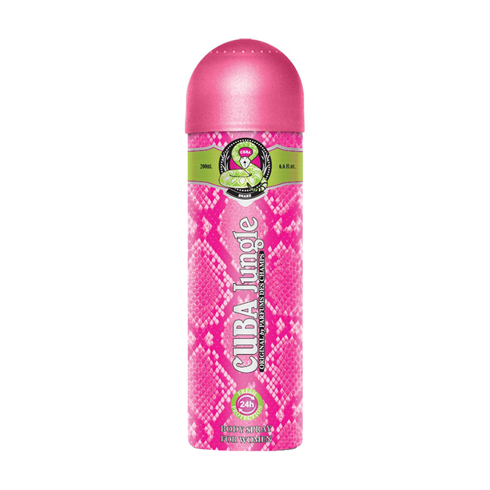 

Парфумований дезодорант-спрей Cuba Paris Cuba Jungle Snake Deodorant Spray жіночий, 200 мл
