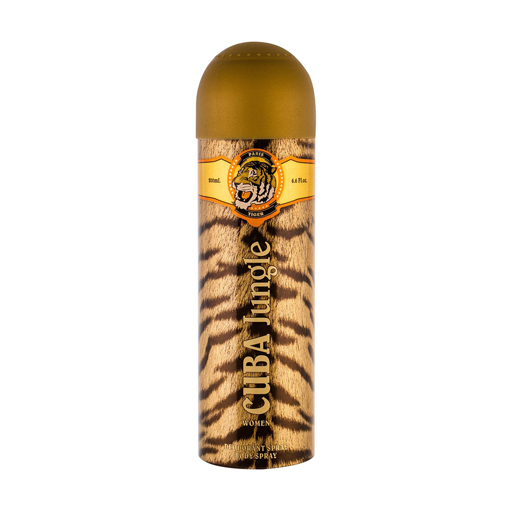 

Парфумований дезодорант-спрей Cuba Paris Cuba Jungle Tiger Deodorant Spray жіночий, 200 мл