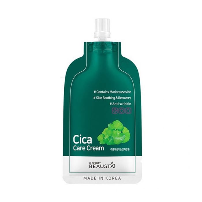 

Відновлювальний крем для обличчя Beausta Cica Care Cream з центелою, 15 мл