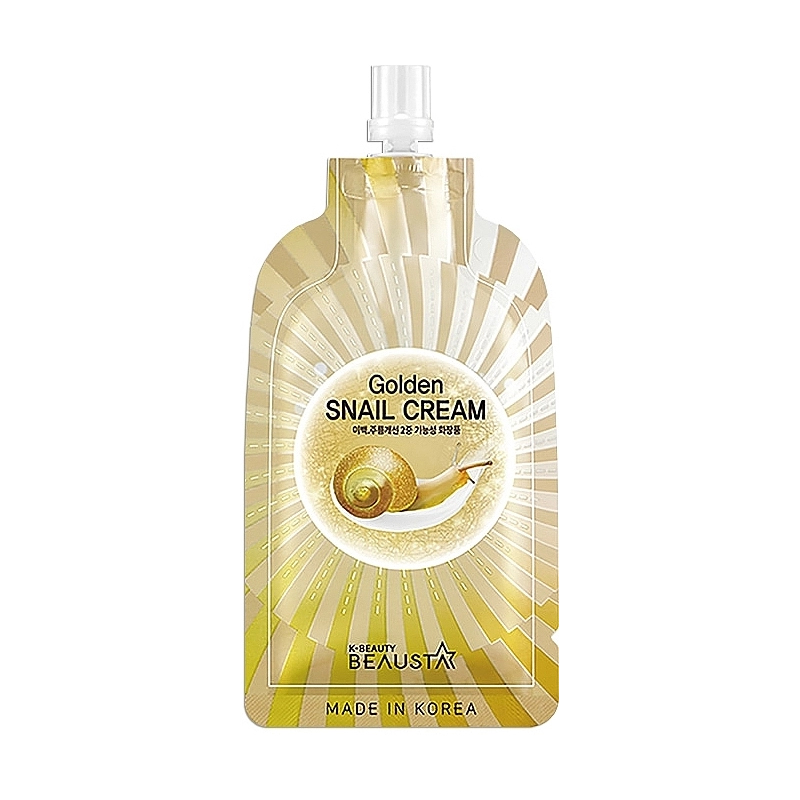 Крем для обличчя Beausta Golden Snail Cream з муцином равлика, 20 мл