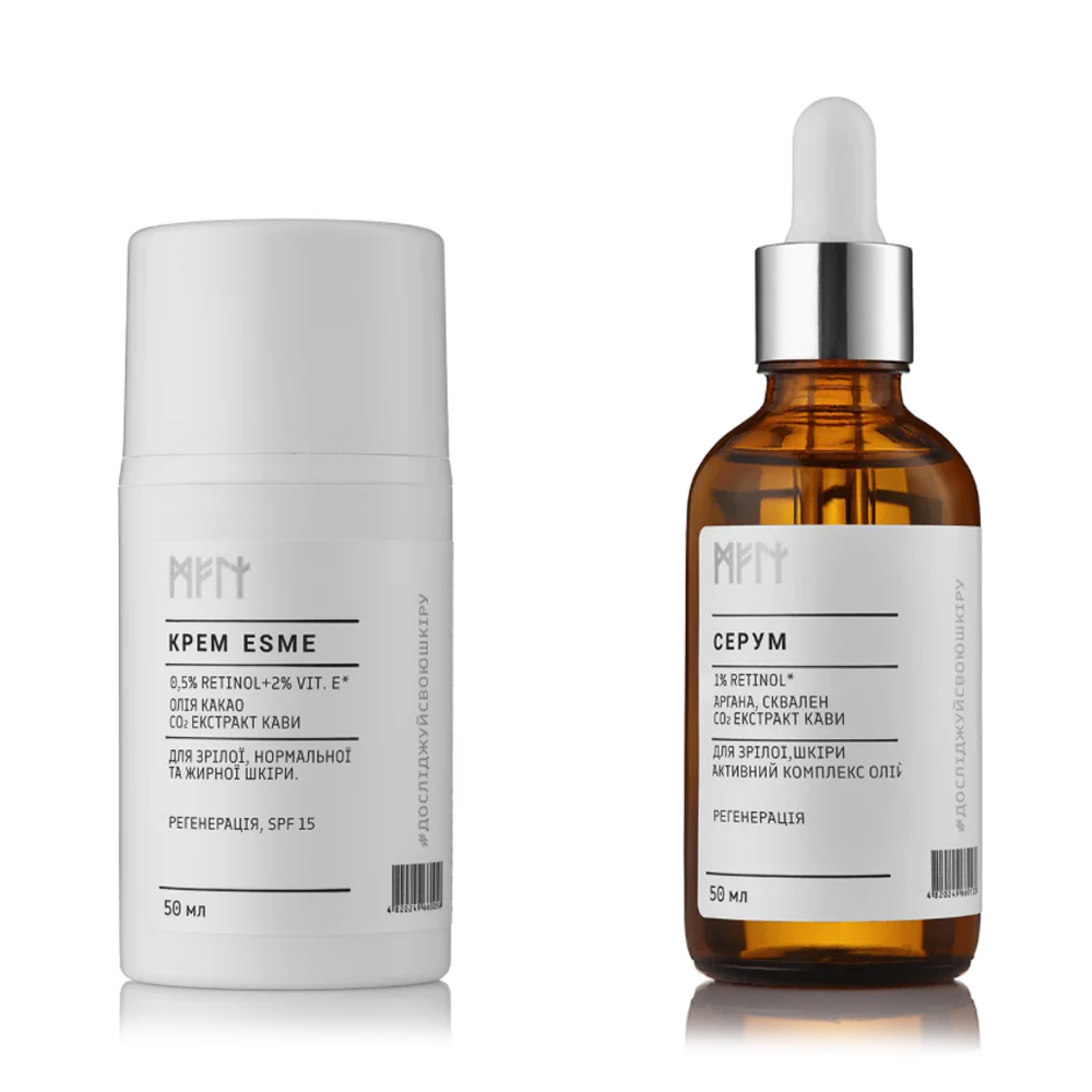 

Уцінка! Комплекс для обличчя Meli Esme (крем, 50 мл + сироватка, 50 мл)