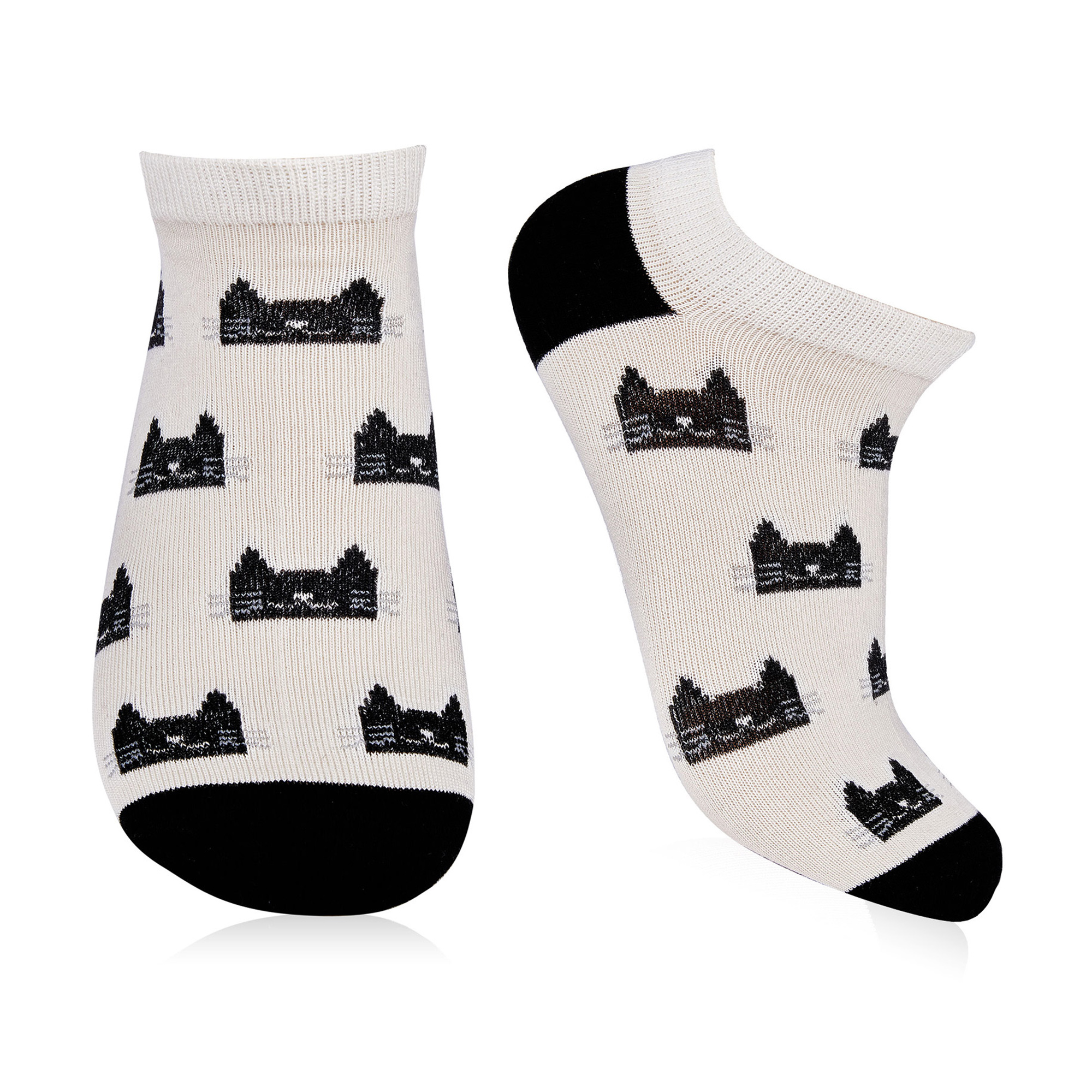 

Шкарпетки жіночі AmiGA Коти, укорочені, розмір 23-25