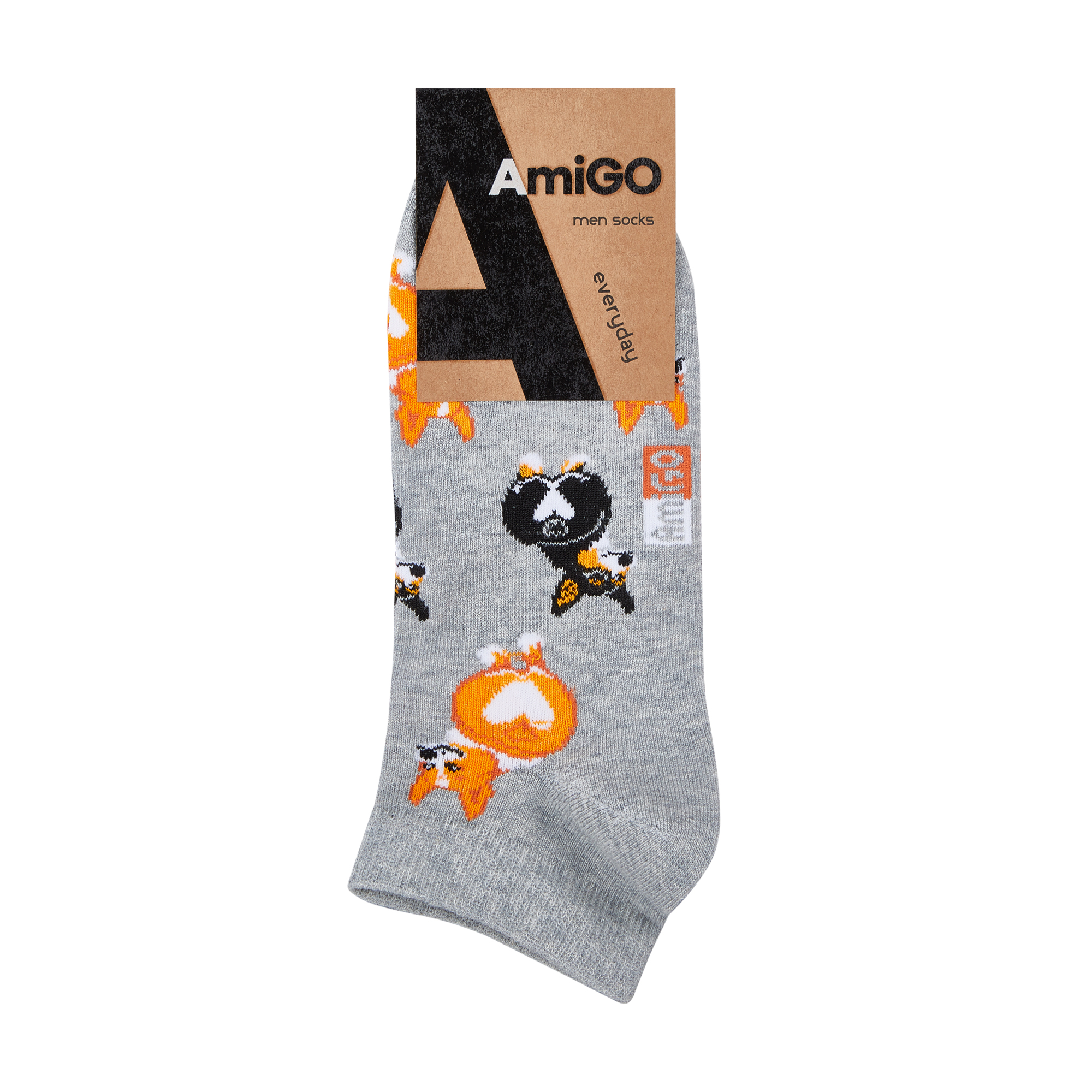 

Шкарпетки чоловічі AmiGO коргі, розмір 27
