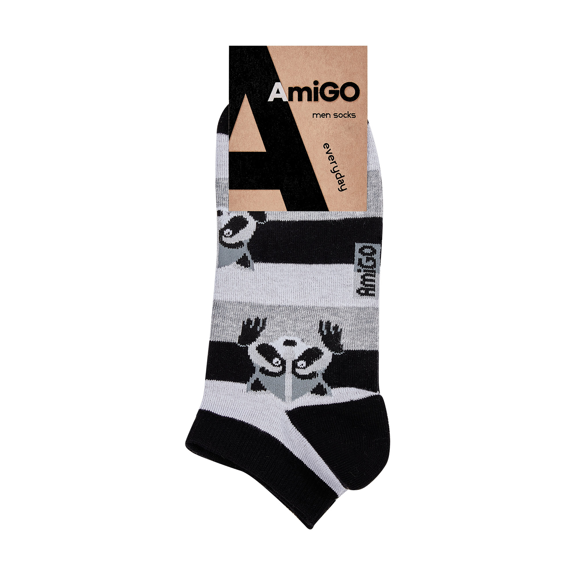 

Шкарпетки чоловічі AmiGO єнот, розмір 27