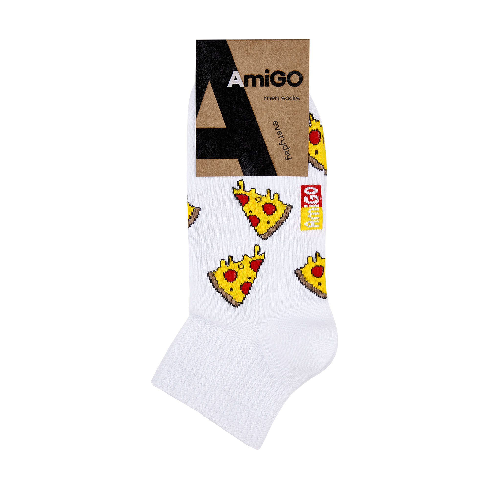 

Шкарпетки чоловічі AmiGO піца, розмір 27